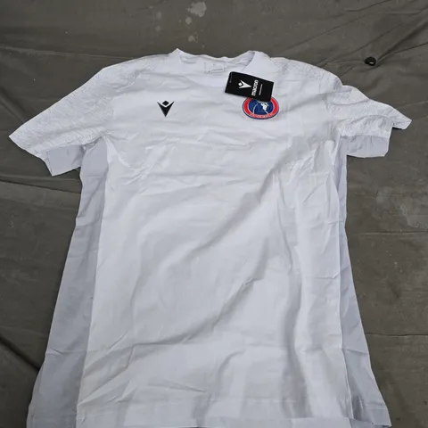 MACRON DORKING WANDERERS NEVEL T-SHIRT IN WHITE - MEDIUM