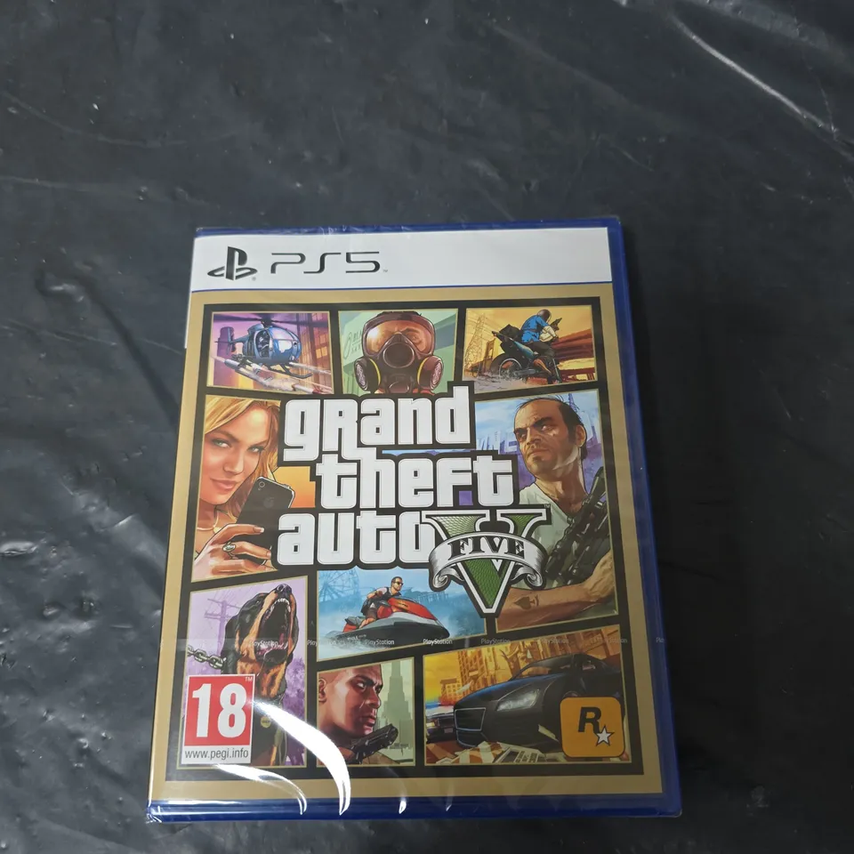 SEALED PLAYSTATION 5 GRAND THEFT AUTO 5 GAME