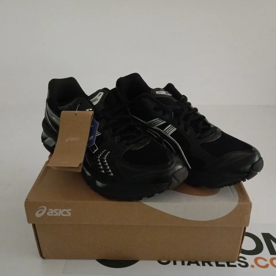 ASICS GEL KAYONA MENS BLACK/GREY TRAINERS UK 9 BOXED