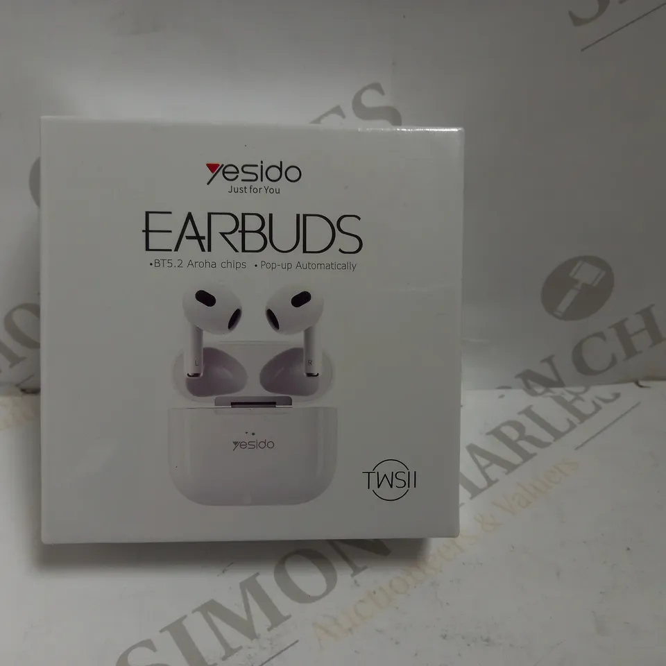 SEALED YESIDO EARBUDS IN WHITE