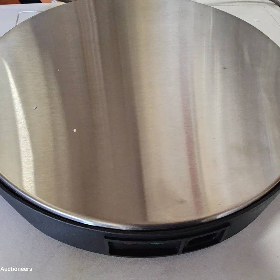 ENGLISH ELECTRIC ROUND HOT TRAY 35CM WITH LAZY SUSAN EE35