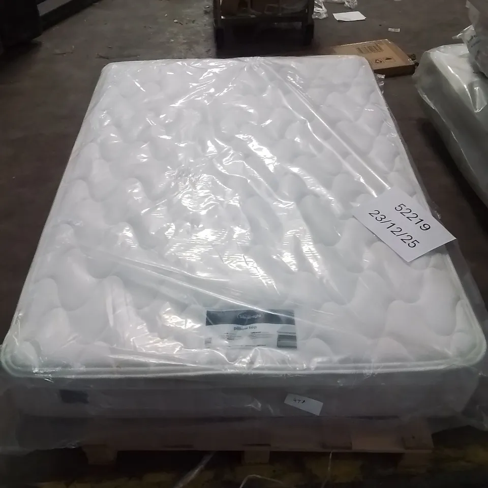 QUALITY BAGGED SILENTNIGHT PILLOW TOP 135CM DOUBLE MATTRESS