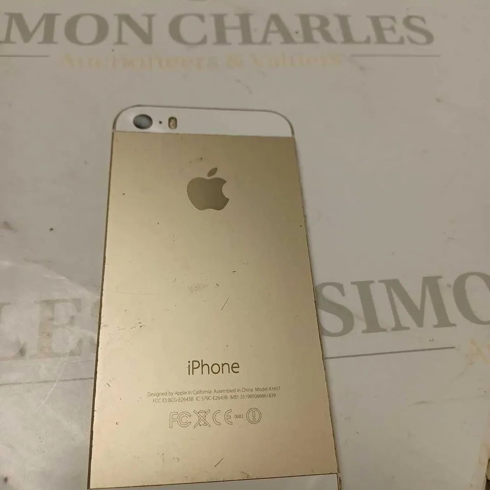 APPLE IPHONE 5S MODEL A1457