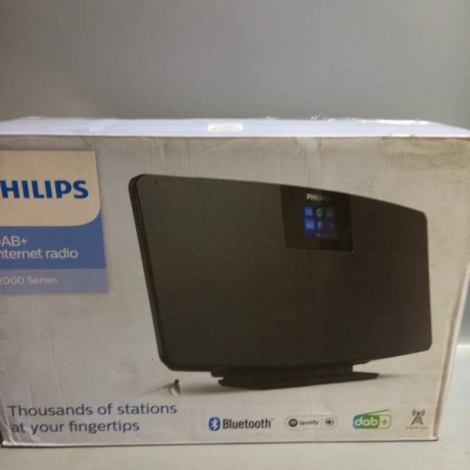 BOXED PHILIPS DAB+ INTERNET RADIO 2000 SERIES