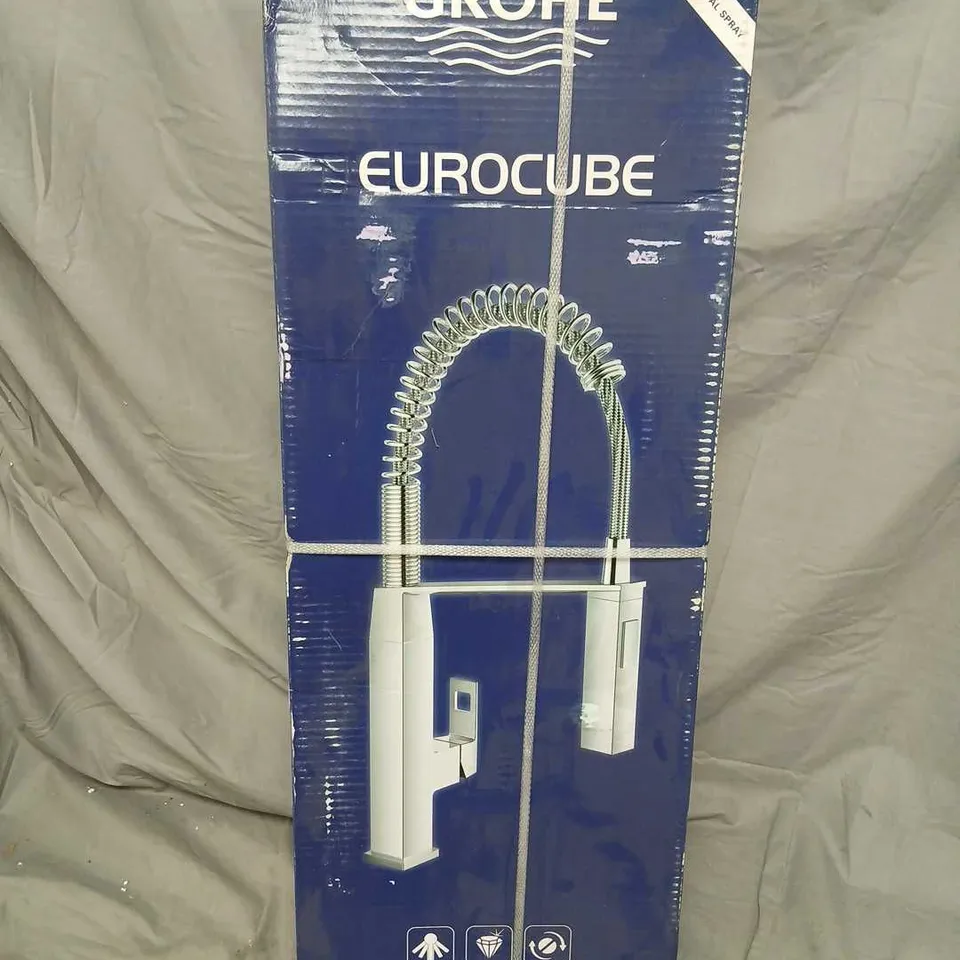 GROHE EUROCUBE KITCHEN MIXER TAP – BOXED