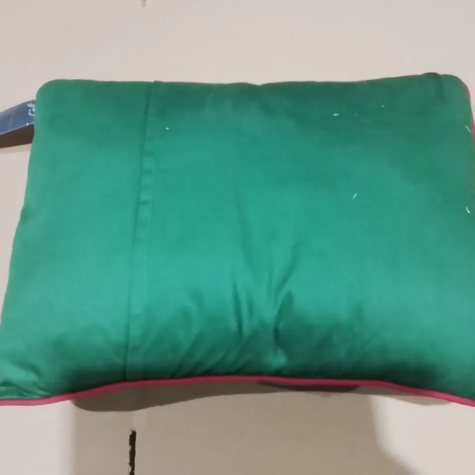 LOT OF 12 BRAND NEW GREEN FILLED SEASONAL CUSHIONS