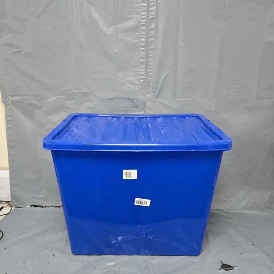 80L STORAGE BOX AND LID IN BLUE