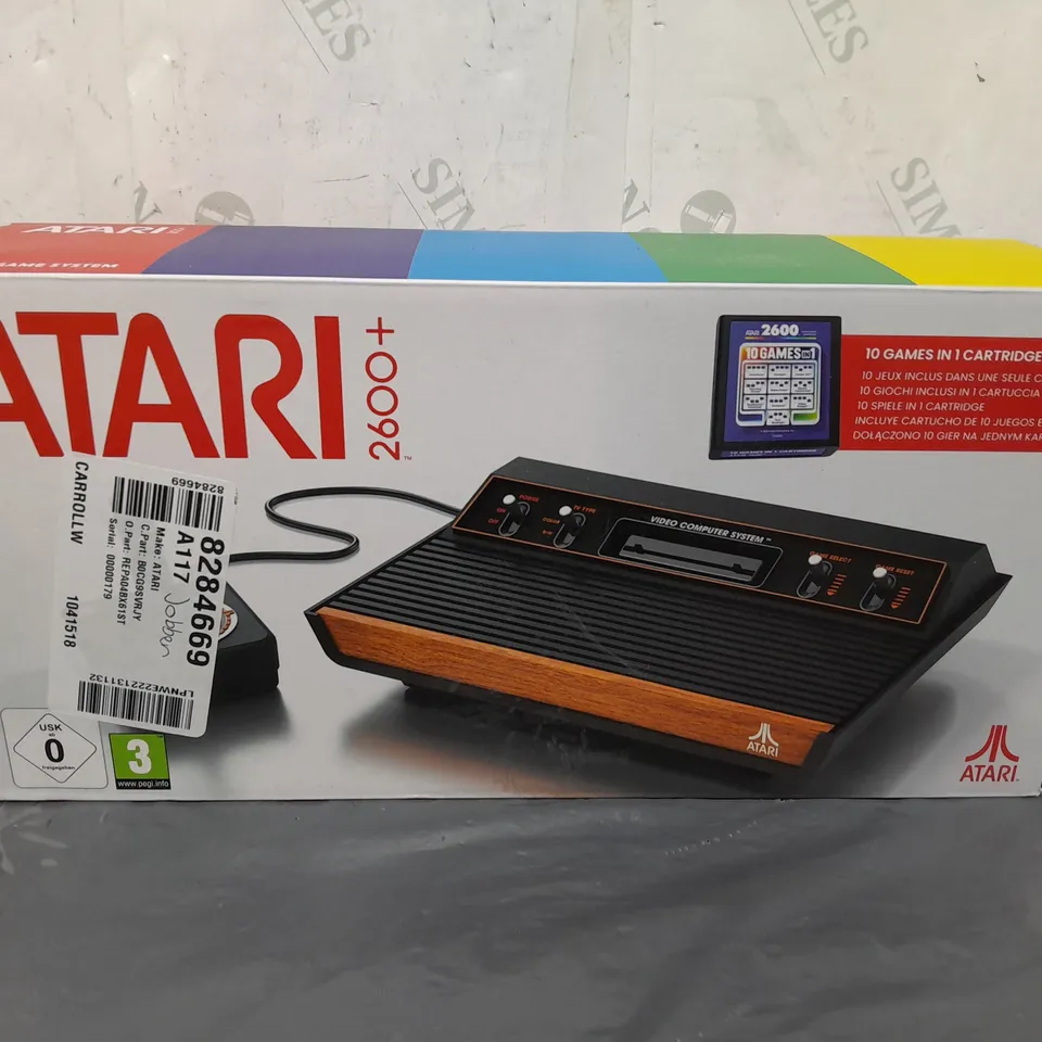 BOXED ATARI 2600+ GAMING CONSOLE