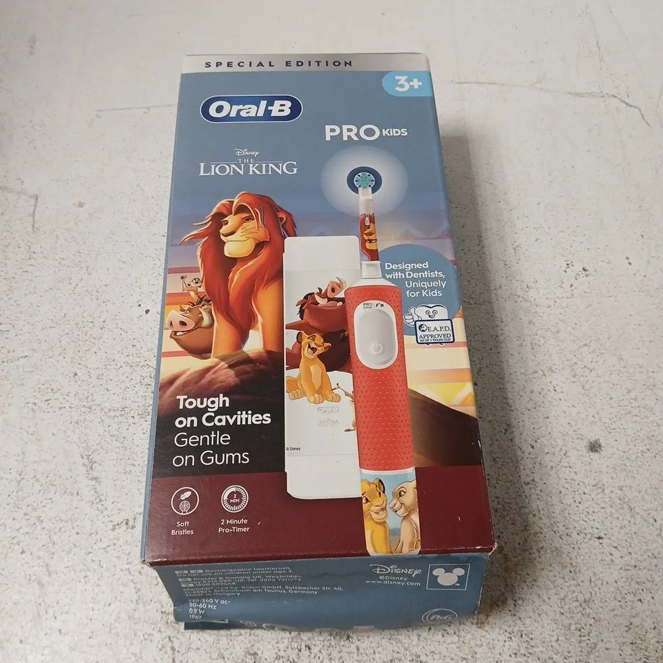 ORAL-B PRO KIDS ELECTRIC TOOTHBRUSH – LION KING