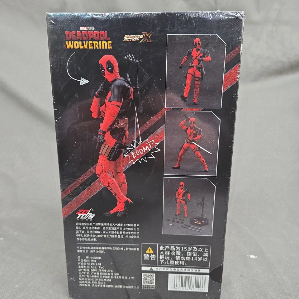 SEALED AND BOXED DEADPOOL AND WOLVERINE - 1/10 SCALE DEADPOOL FIGURE