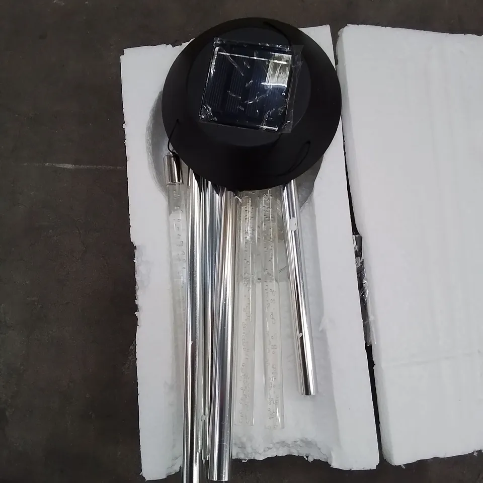 A SET OF LED SOLAR WIND CHIMES
