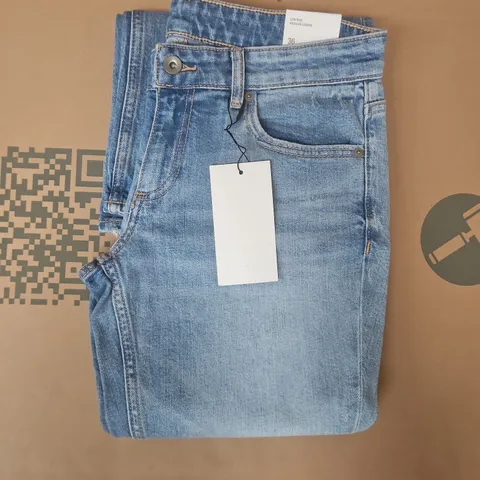 ZARA BOOTCUT LOW RISE JEANS IN BLUE SIZE EU 36