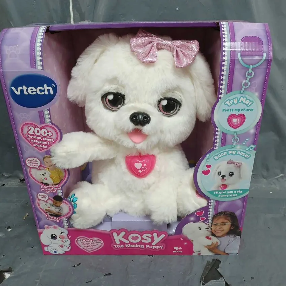 BOXED VETCH KOSY KISSING PUPPY