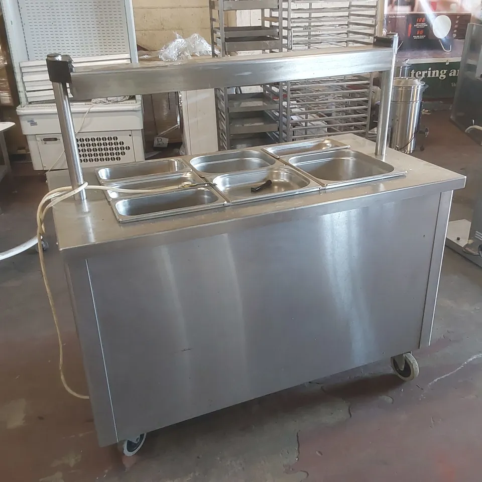 MOFFAT MOBILE HOT CUPBOARD AND HEATED BAIN MARIE
