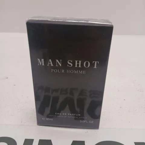 BOXED AND SEALED MAN SHOT POUR HOMME EAU DE PARFUM 90ML
