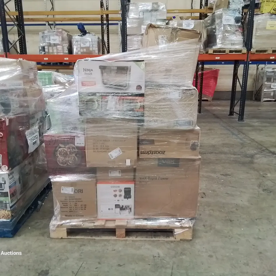 PALLET OF APPROXIMATELY 19 UNPROCESSED RAW RETURN HOUSEHOLD AND ELECTRICAL GOODS TO INCLUDE;