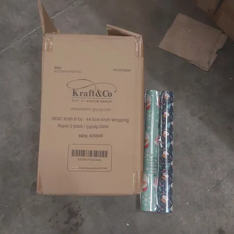 BOX OF 20x CHRISTMAS WRAPPING PAPER ROLLS