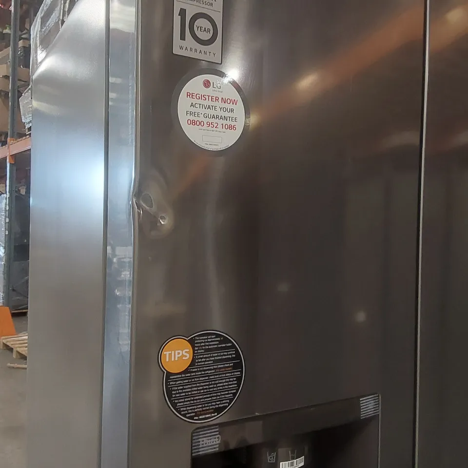 LG GSLD81PZRD NATUREFRESH AMERICAN-STYLE SMART FRIDGE FREEZER - SHINY STEEL