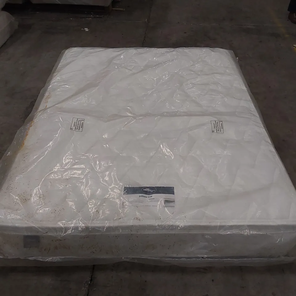 QUALITY BAGGED SILENTNIGHT MIRACOIL PILLOWTOP 5' KINGSIZE MATTRESS  RRP £499