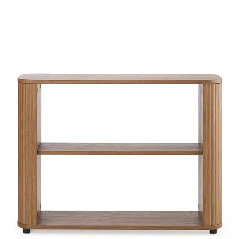 CARINA SOFA SIDE TABLE - MID OAK - COLLECTION ONLY