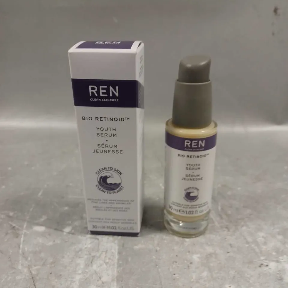 BOXED REN CLEAN SKINCARE BIO RETINOL YOUTH SERUM 30ML