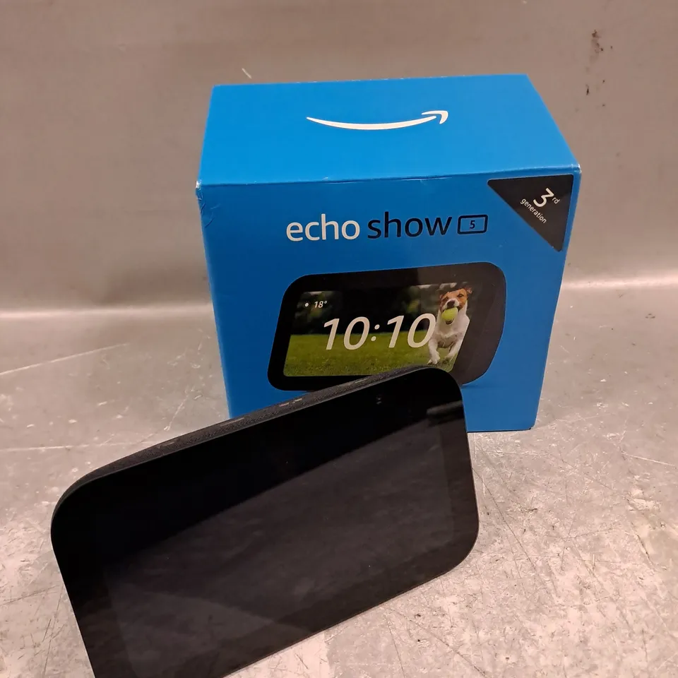 BOXED AMAZON ECHO SHOW 5 