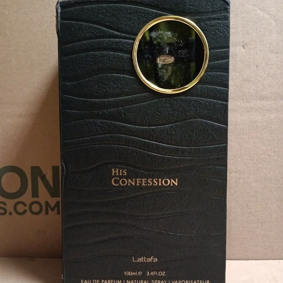 LATTAFA HIS CONFESSION EAU DE PARFUM (100ML)