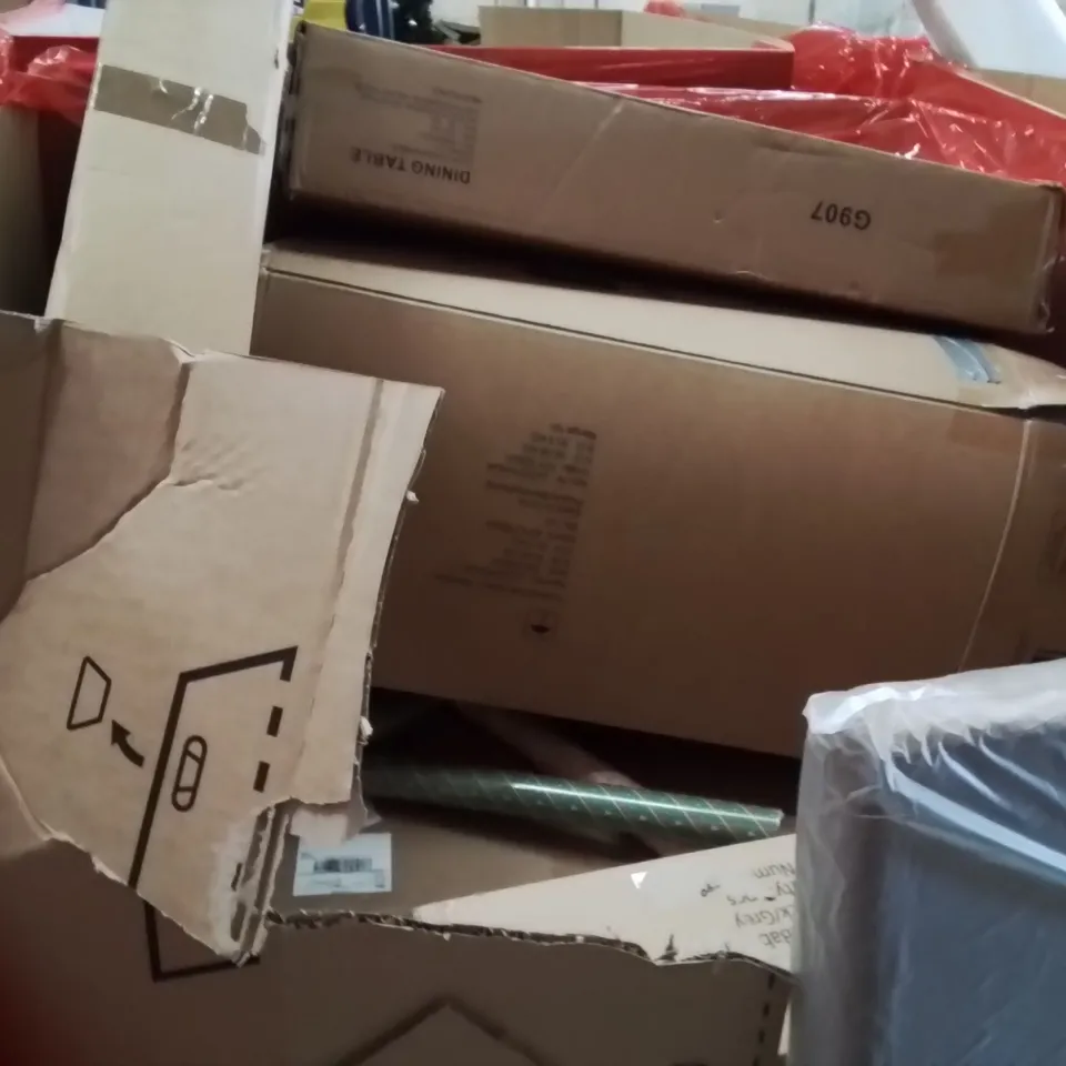 PALLET OF ASSORTED HOUSEHOLD GOODS AND PRODUCTS TO INCLUDE;BABY BEDSIDE TABLE,FAN,CUSHION