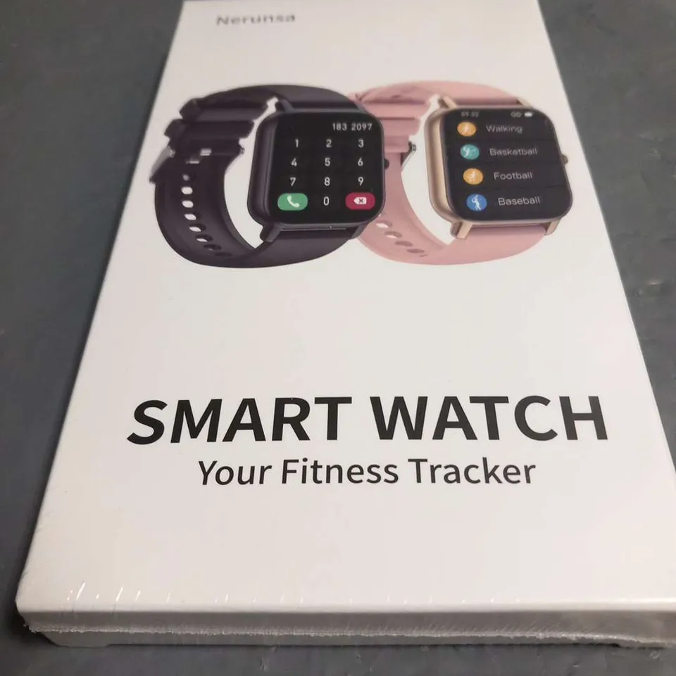 BOXED AND SEALED NERUNSA SMART WATCH FITNESS TRACKER