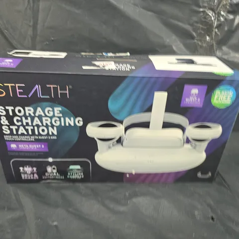 BOXED STEALTH STORAGE AND CHARGING STATION
