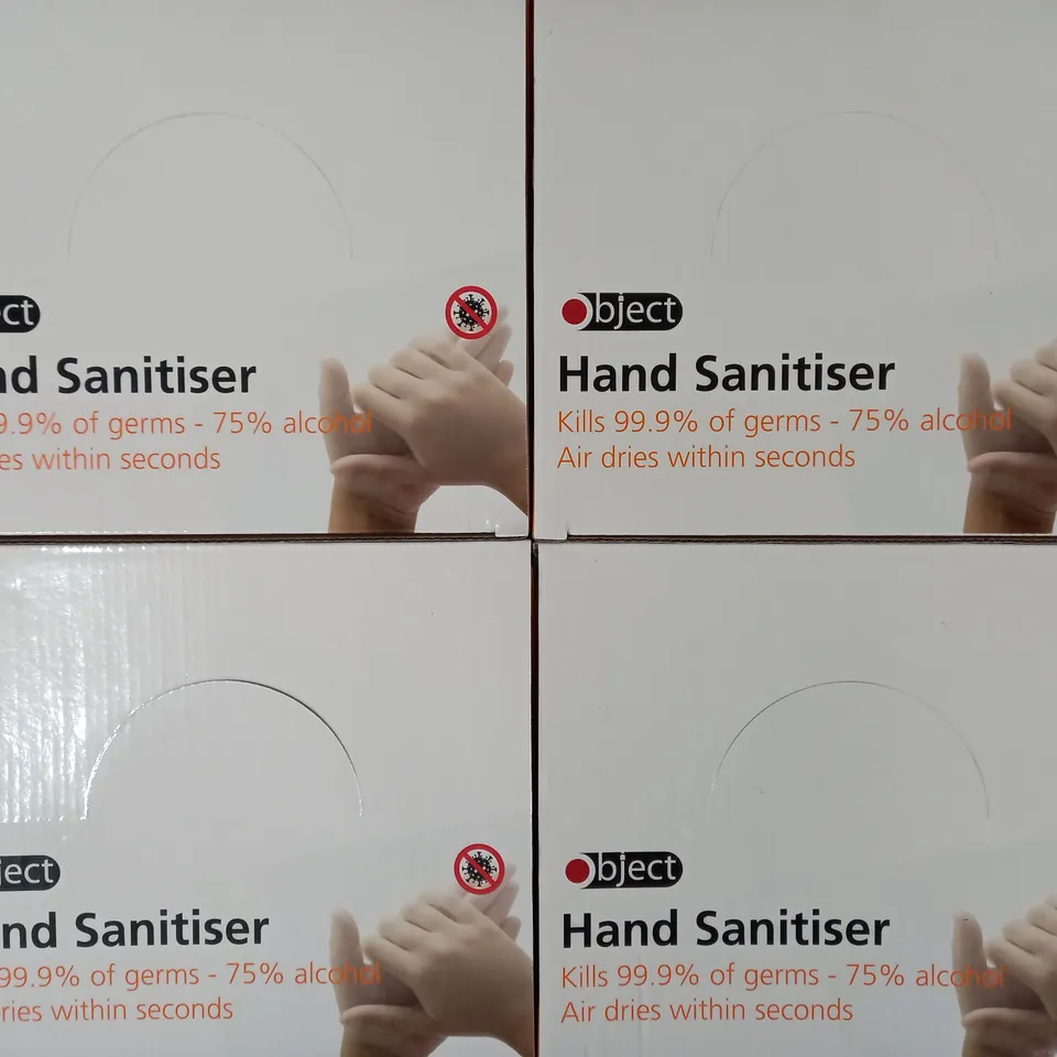 BOX OF APPROXIMATELY 8 OBJECT KIDS HAND SANITISER PACKS (25 PER PACK)