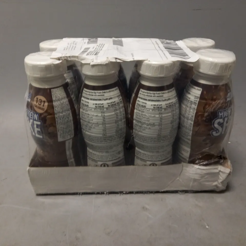 8X APPLIED NUTRITION FUDGE BROWNIE HIGH PROTEIN SHAKE 