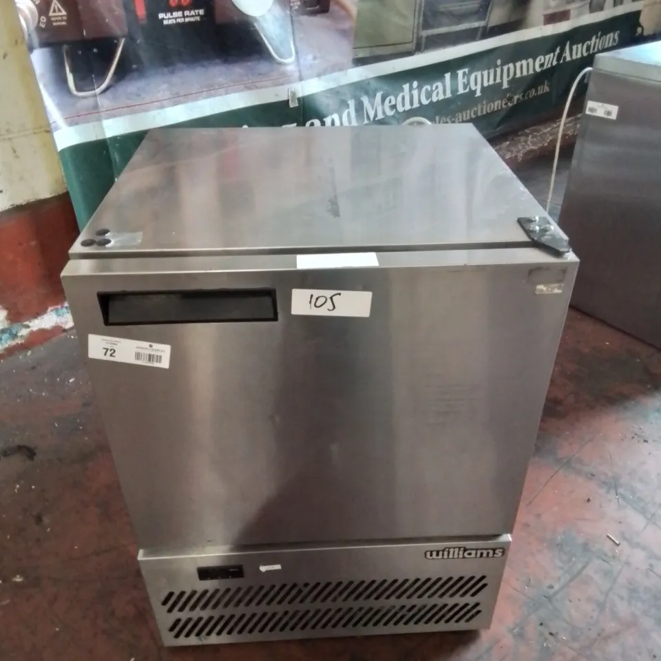 COMMERCIAL STAINLESS STEEL WILLIAMS H5UC AZTRA UNDER COUNTER REFRIGERATOR 