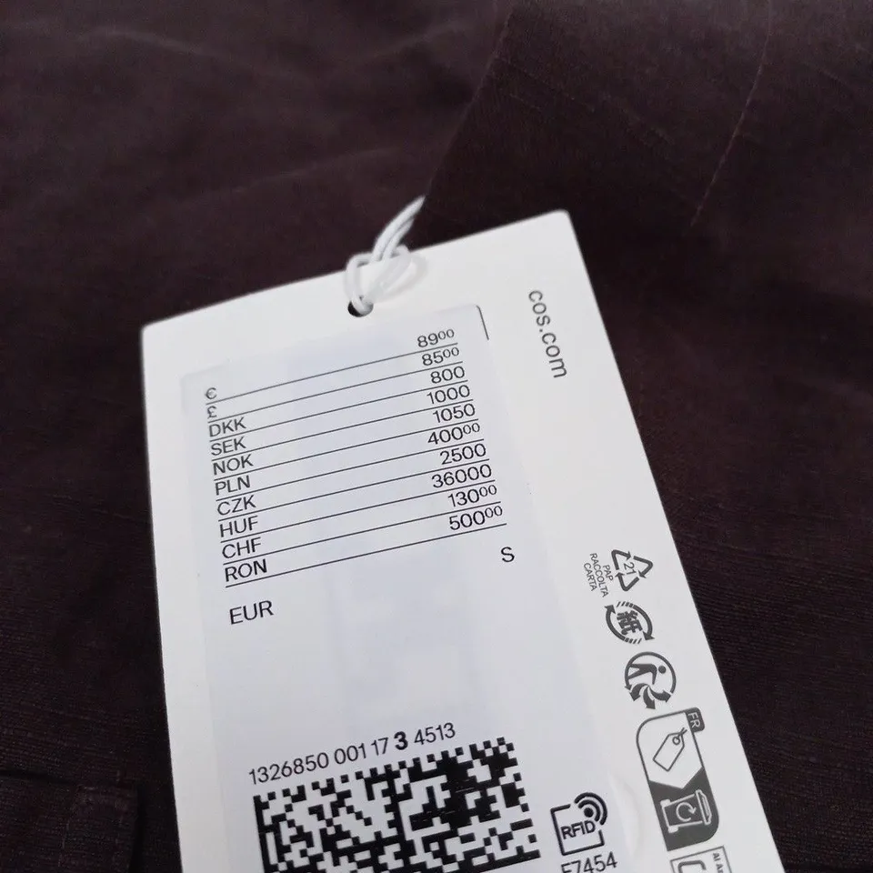 COS OVERSIZED CARDIGAN – BROWN, EUR S (CN 175/92A)