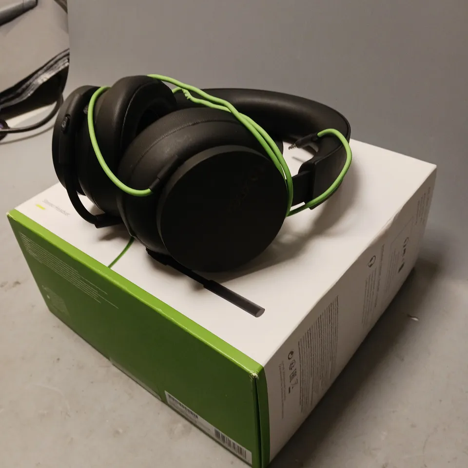 BOXED XBOX WIRED STEREO GAMING HEADSET WITH MICROPHONE BLACK