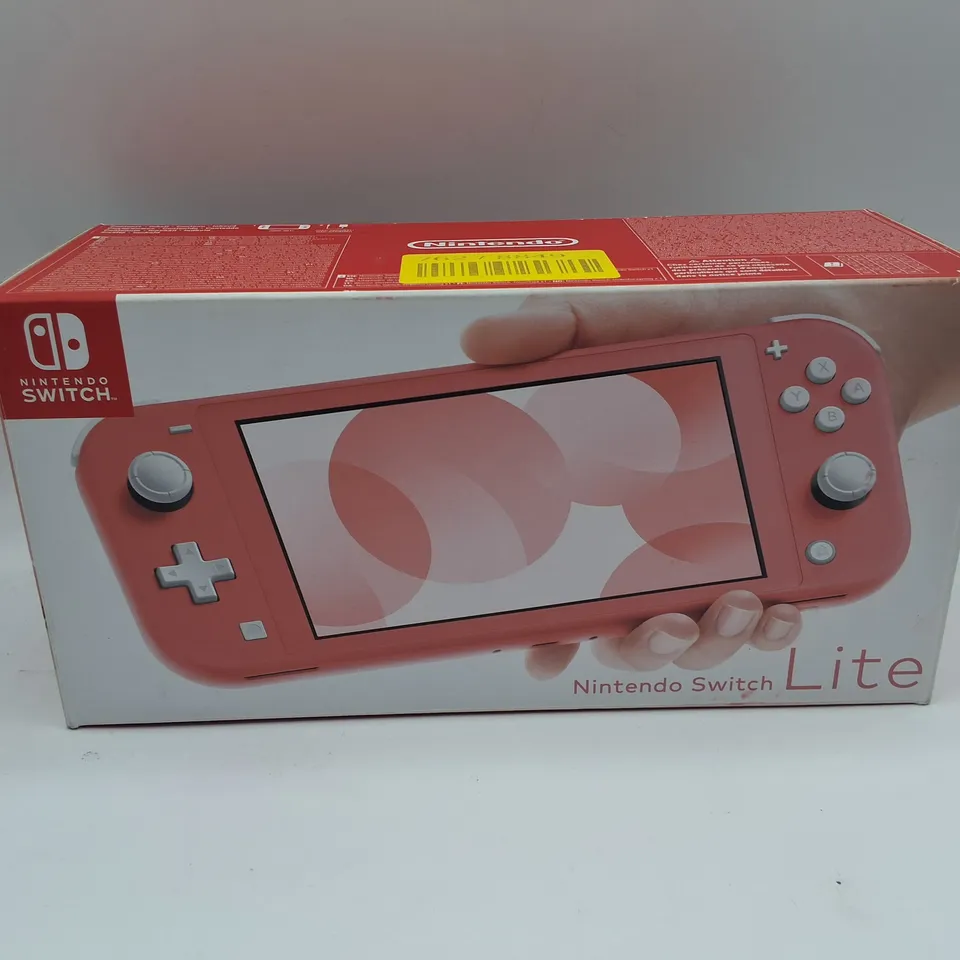 NBOXED NINTENDO SWITCH LITE IN CORAL - HDH-001