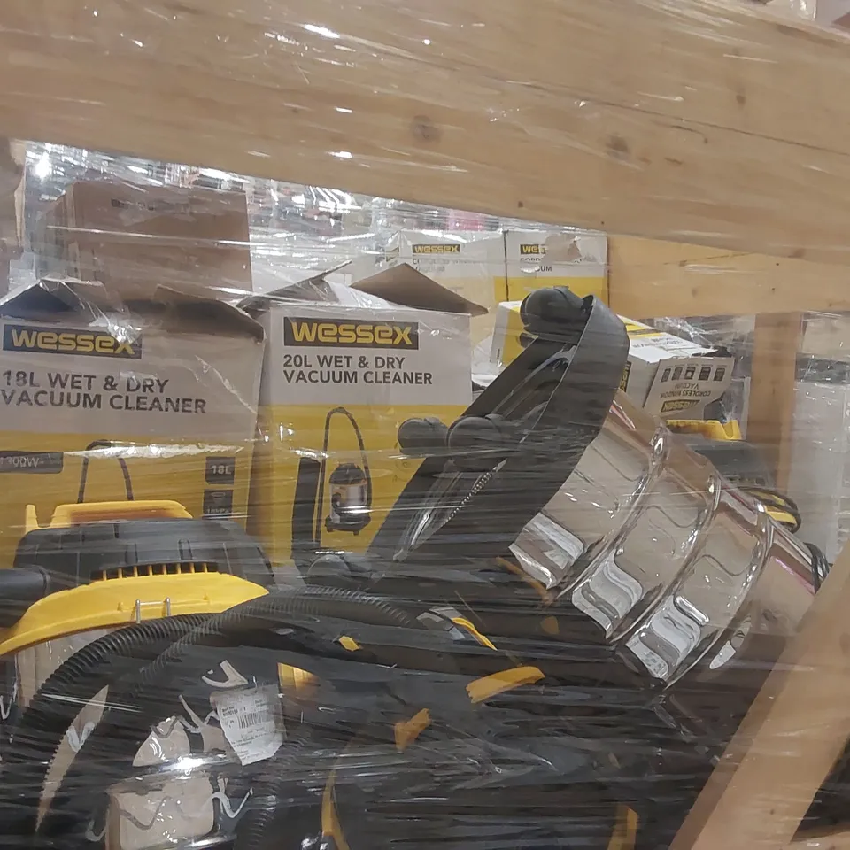 PALLET CONTAINING APPROXIMATELY 20x WET & DRY VACUUM CLEANING PRODUCTS