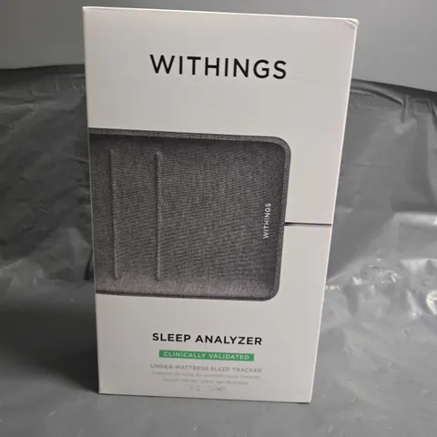 BOXED WITHINGS SLEEP ANALYSZER UNDER MATTRESS SLEEP TRACKER