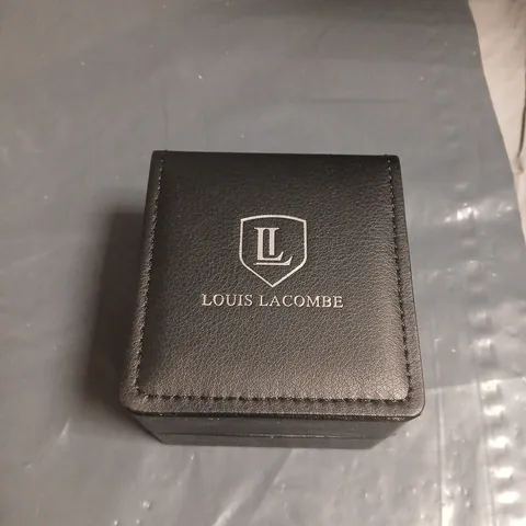 LOUIS LACOMBE WRISTWATCH – GREEN DIAL, BLACK STRAP 