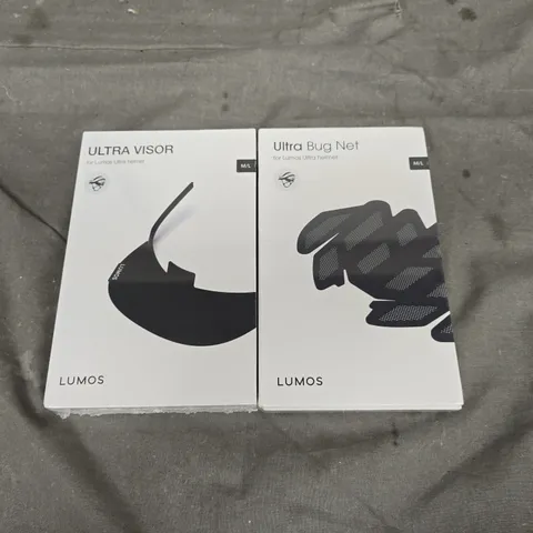 BOXED AND SEALED LUMOS ULTRA VISOR AND ULTRA BUG NET M/L