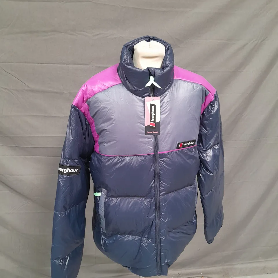 BERGHAUS BLOCKBACK DOWN JACKET SIZE M