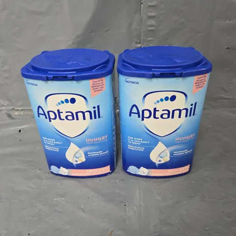 TWO TUBS OF APTAMIL FROM BIRTH 800G