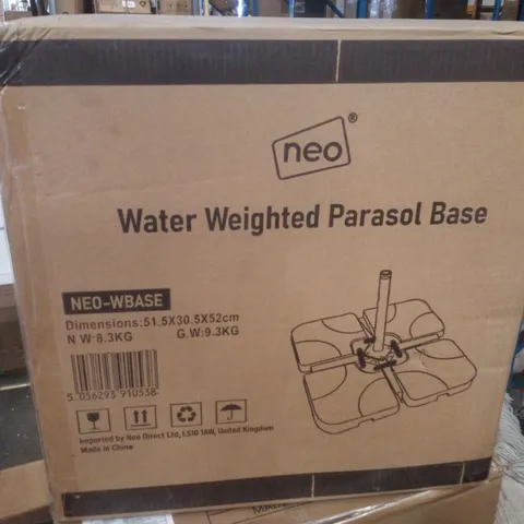 BOXED NEO WATER WEIGHTED PARASOL BASE 