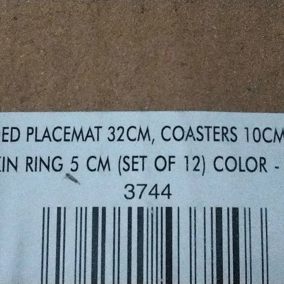 BOXED DEX GLASS NO PATTERN ROUND PLACEMAT