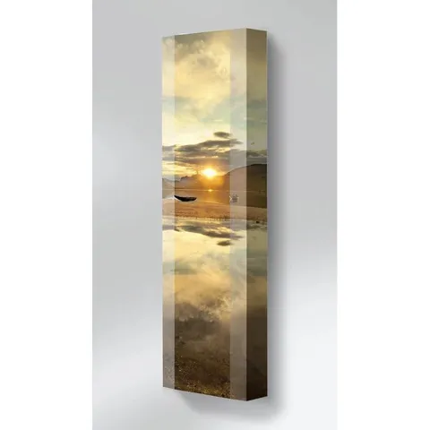 BOXED SUNSET 8 PAIR SHOE STORAGE CABINET