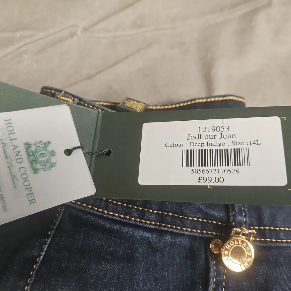 HOLLAND COOPER JODHPUR JEANS – DEEP INDIGO, UK SIZE 14L