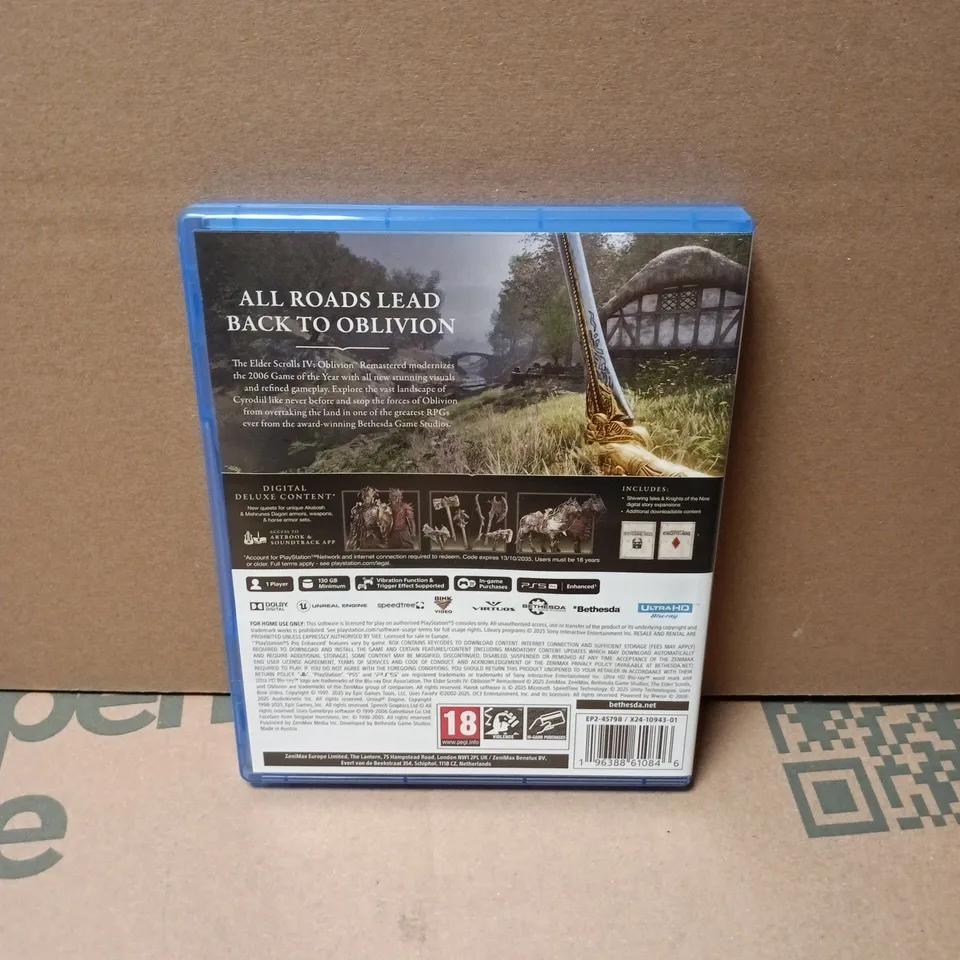ELDER SCROLLS IV OBLIVION REMASTERED (PS5)