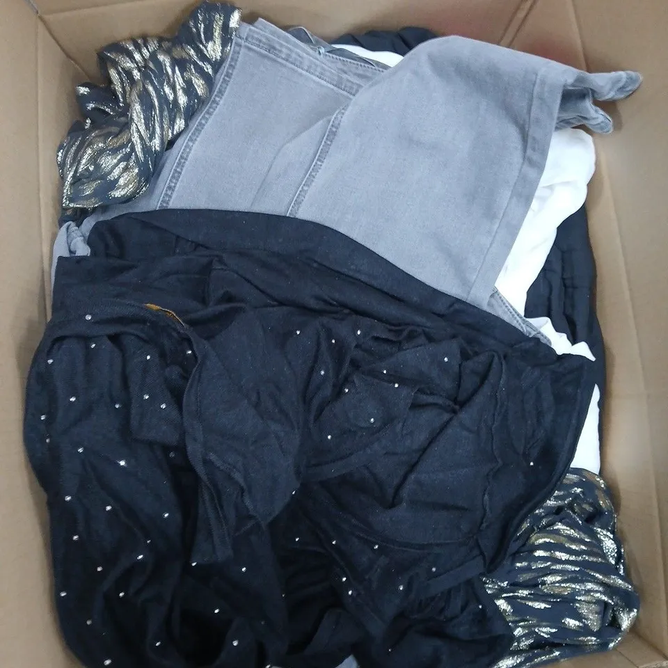 APPROXIMATELY 20 ASSORTED CLOTHING AND FASHION PRODUCTS IN VARIOUS STYLES AND SIZES - COLLECTION ONLY