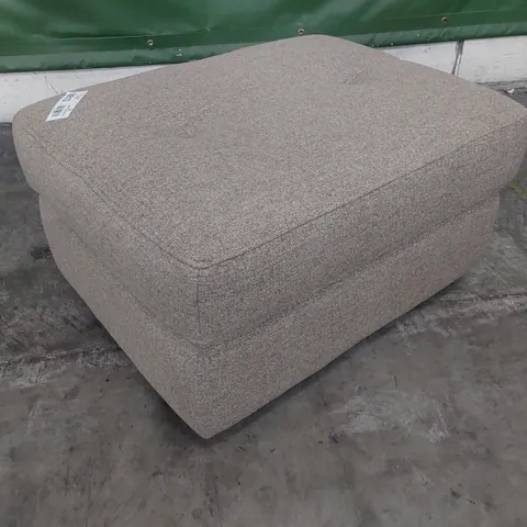 QUALITY BRITISH DESIGNER G PLAN STRATFORD STORAGE FOOTSTOOL NIMBUS EARTH FABRIC 