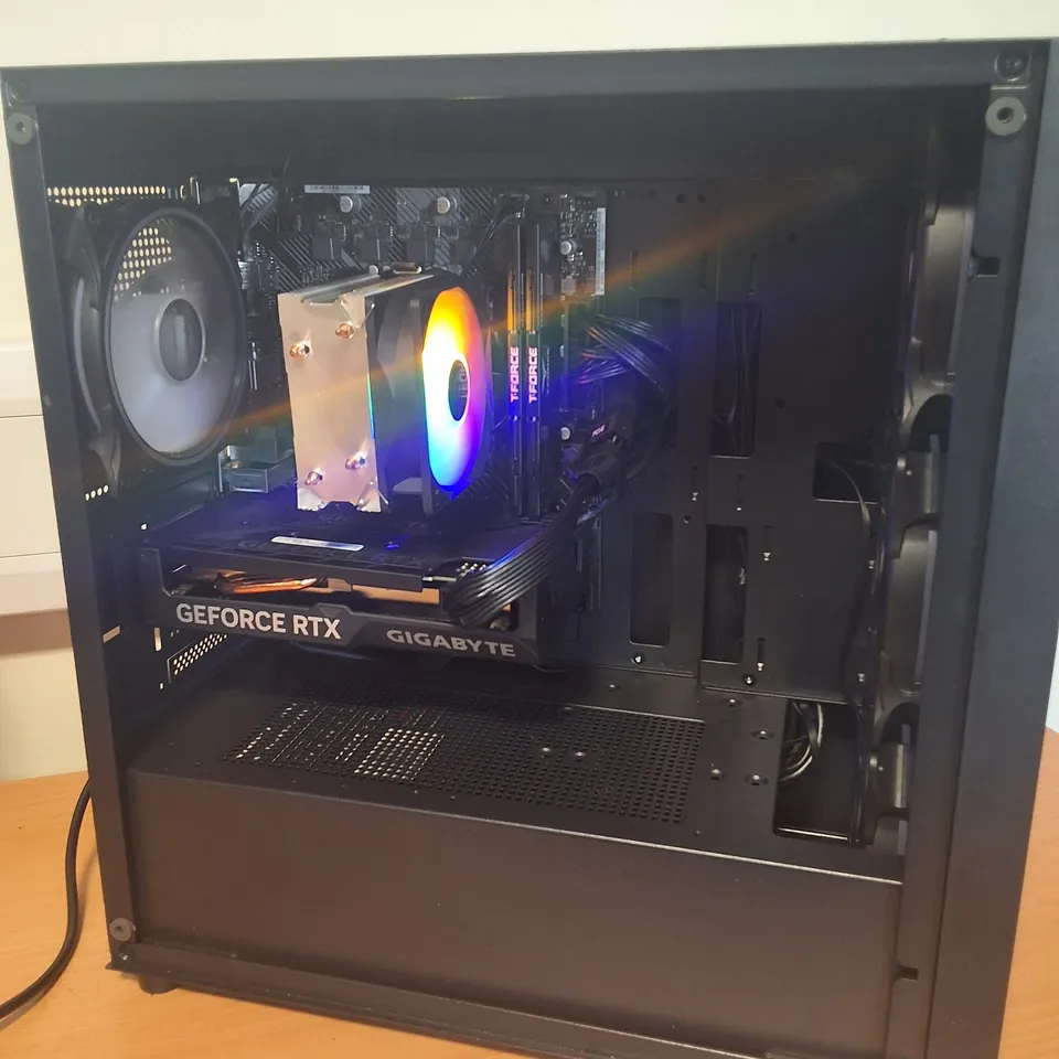 BEDROCK COMPUTERS DESKTOP COMPUTER WITH 32GB T.FORCE DDR5 RAM AND GEFORCE RTX GRAPHICS CARD